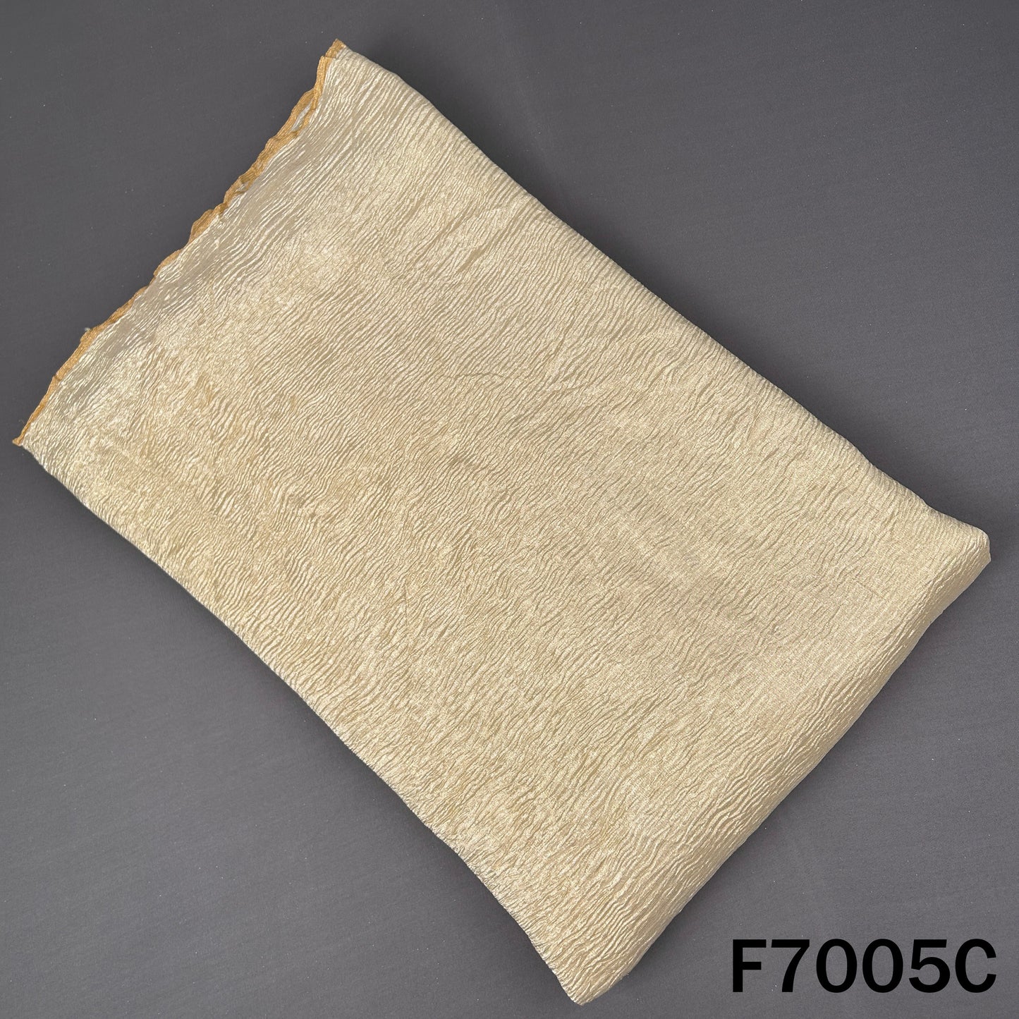 Dyeable Pure Crush Tissue Fabric - F7005