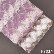 Imported Cut Work Crepe Fabric - F7014