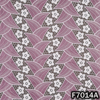 Imported Cut Work Crepe Fabric - F7014