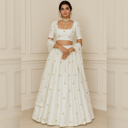 Cut Dana Zari Sequins Work Jimmy Choo Fabric-F4387