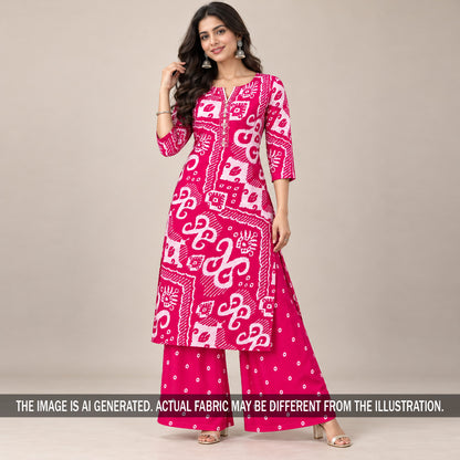 Digital Print Modal Satin Fabric - F7654