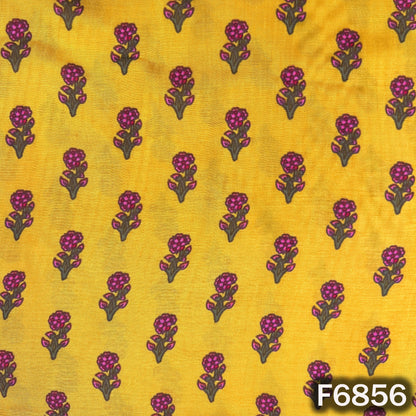 Printed Muslin Cotton Fabric - F6856