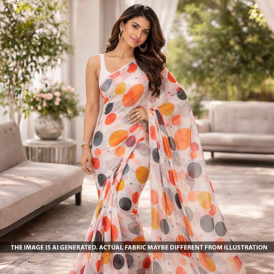 Digital Print Chiffon Fabric - F6324