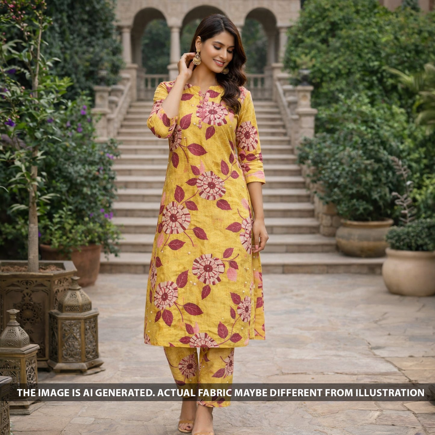 Digital Print Modal Cotton Fabric - F6357