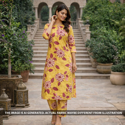 Digital Print Modal Cotton Fabric - F6357