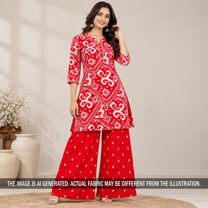 Digital Print Modal Satin Fabric - F7652