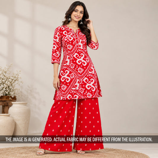 Digital Print Modal Satin Fabric - F7652