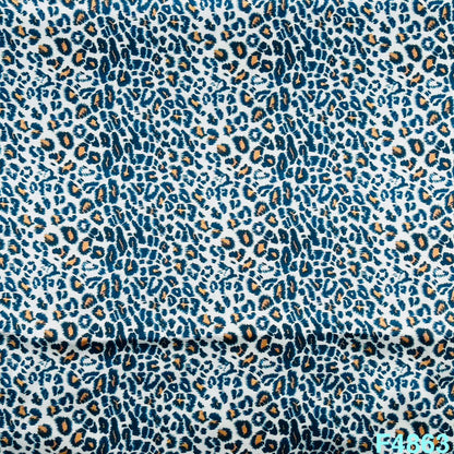 Animal Print Satin Fabric- F4863