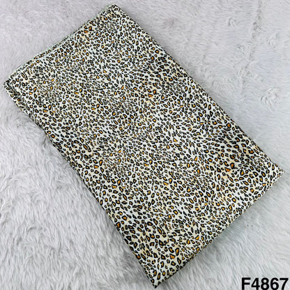 Animal Print Satin Fabric- F4867