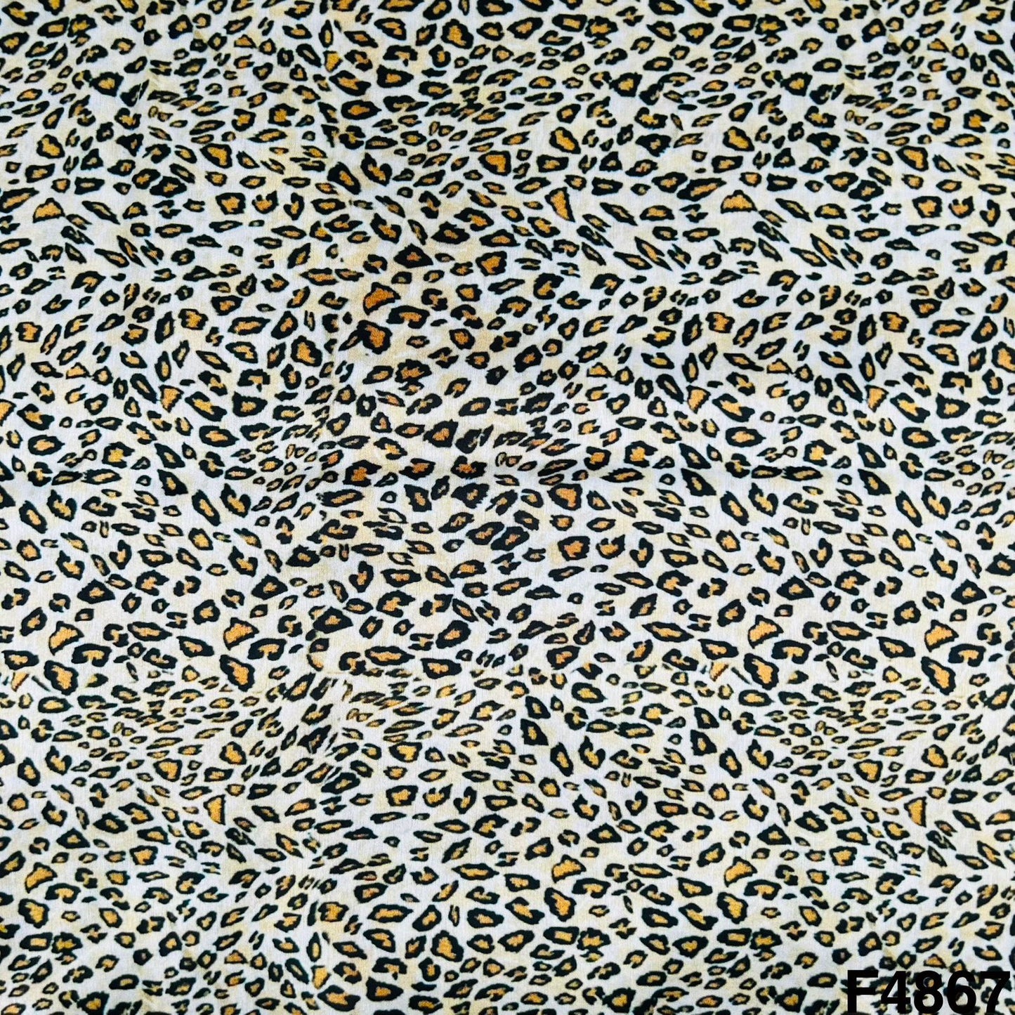 Animal Print Satin Fabric- F4867