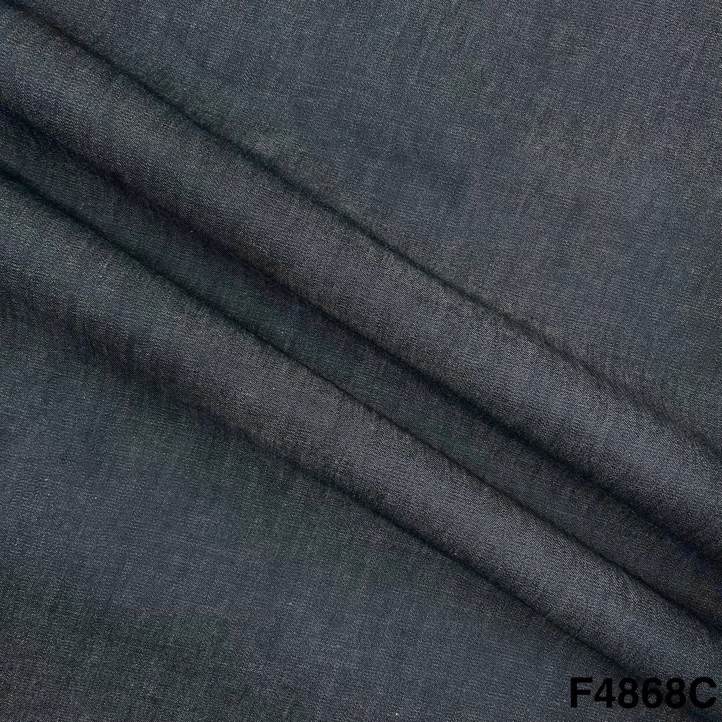 Plain Denim Cotton Fabric- F4868