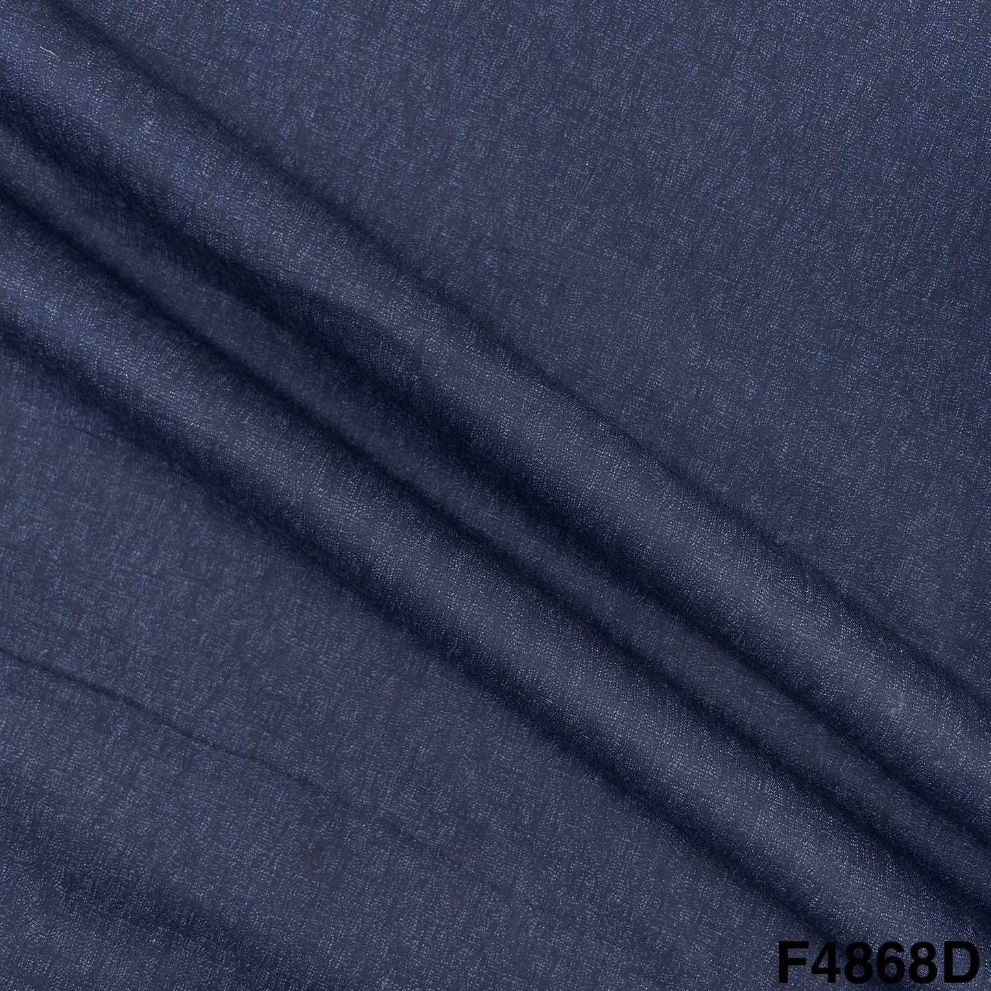 Plain Denim Cotton Fabric- F4868