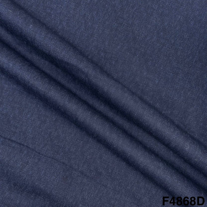 Plain Denim Cotton Fabric- F4868