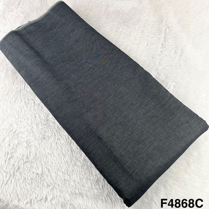 Plain Denim Cotton Fabric- F4868