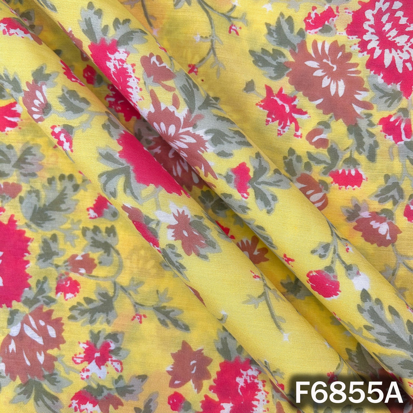Printed Muslin Cotton Fabric - F6855