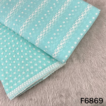 Thread Embroidered kota Cotton Fabric - F6869
