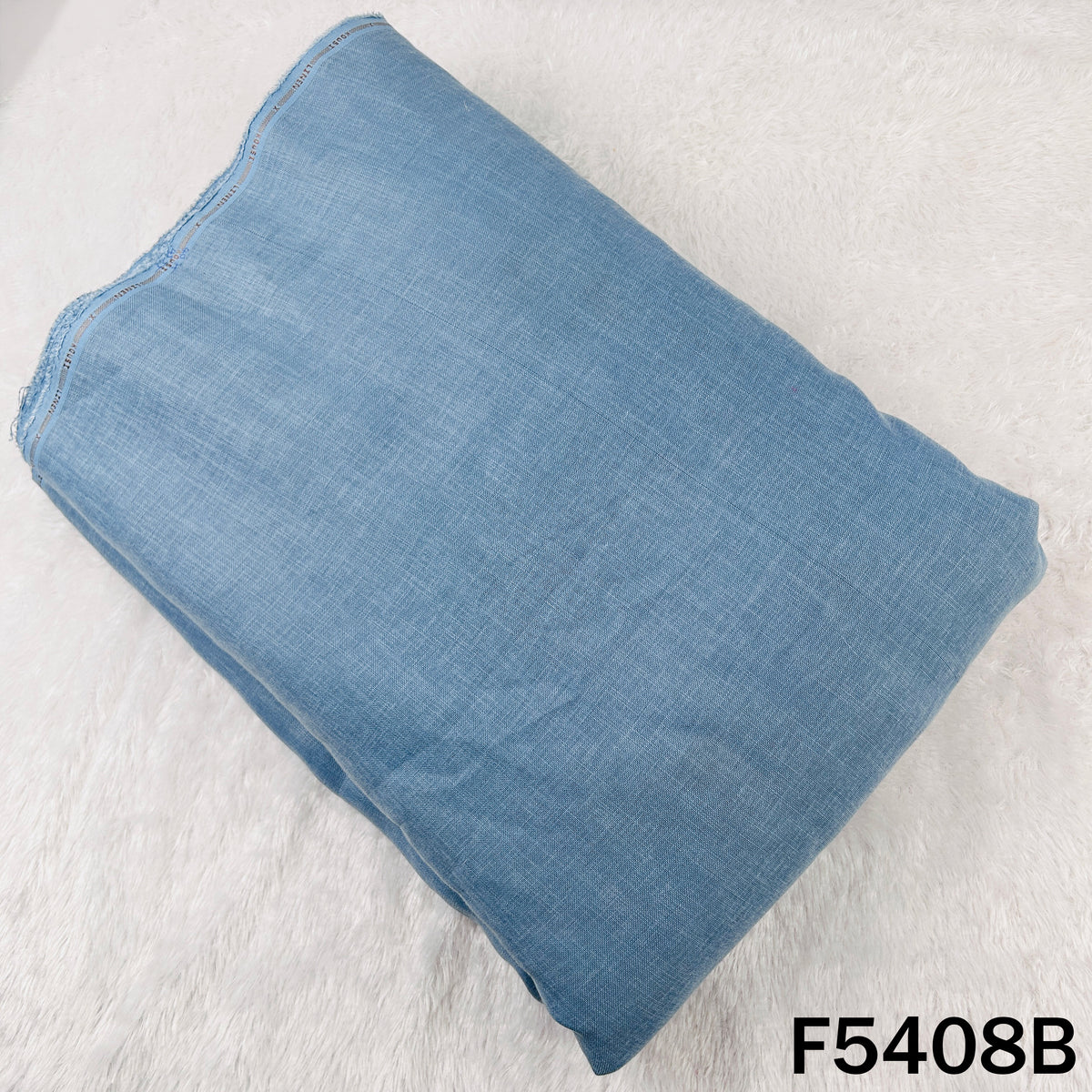 Blue plain linen bottom fabric for suit set