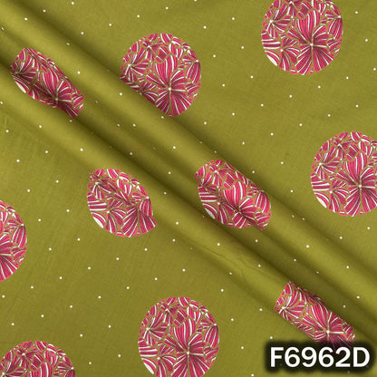 Detailed F6962D fabric image showing neat motif spacing, subtle dotted elements and soft everyday texture