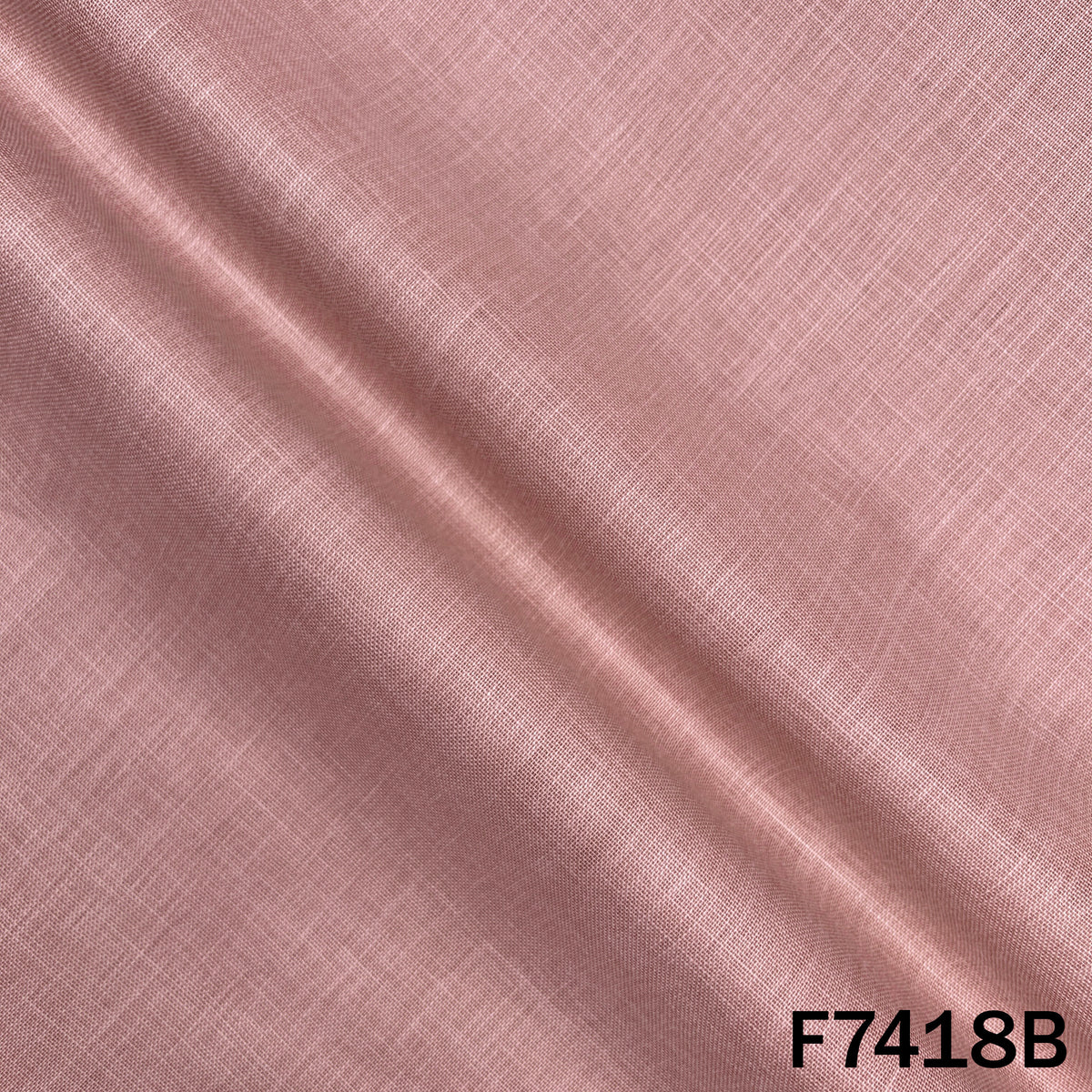Dusty rose linen suit material with plain weave