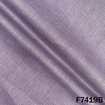 Lavender linen suit material with clean plain weave