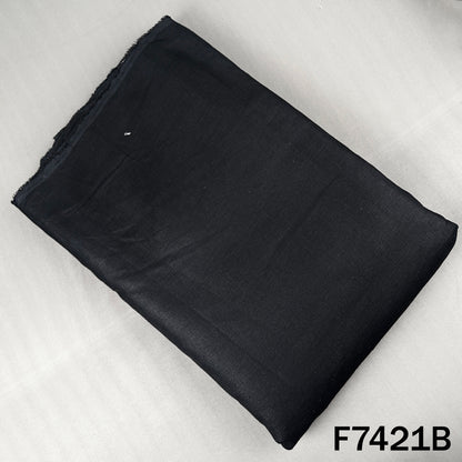 Black plain linen bottom fabric for suit set