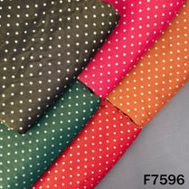 Multicolor shimmer tissue fabric with golden zari butis