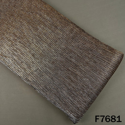 Bronze shimmer Lycra fabric with fine vertical pleats