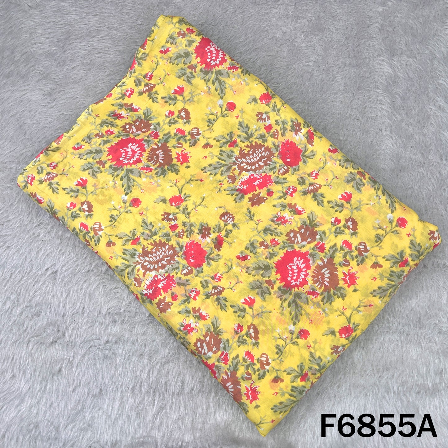 Printed Muslin Cotton Fabric - F6855