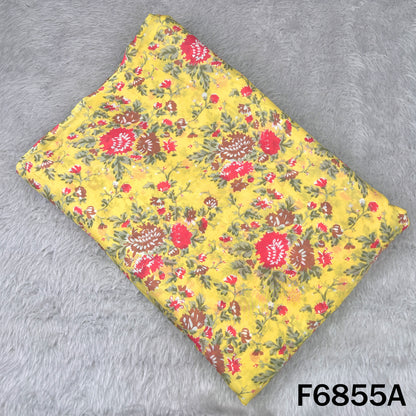 Printed Muslin Cotton Fabric - F6855