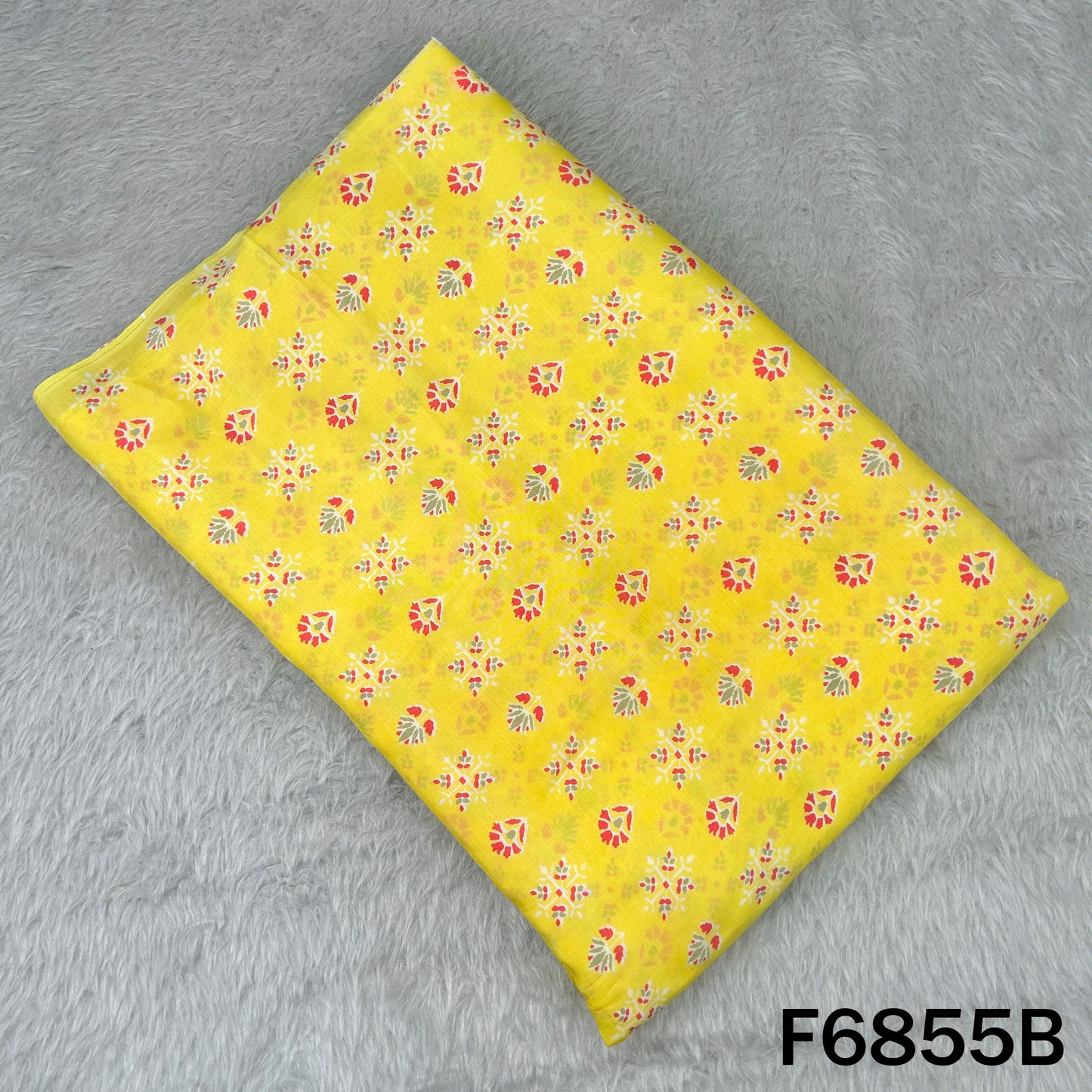 Printed Muslin Cotton Fabric - F6855