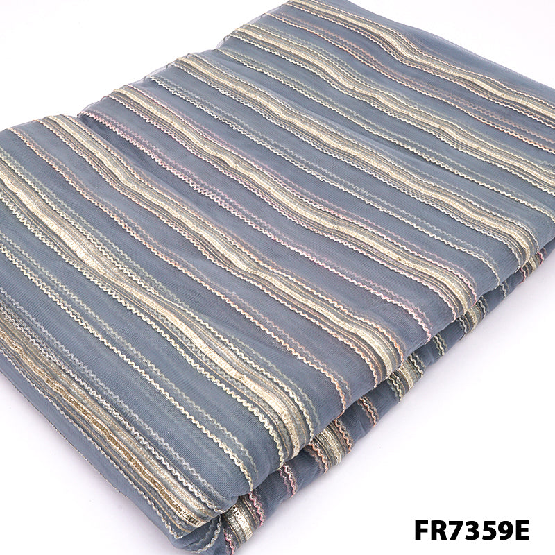 Gota Patti Net Fabric-FR7359