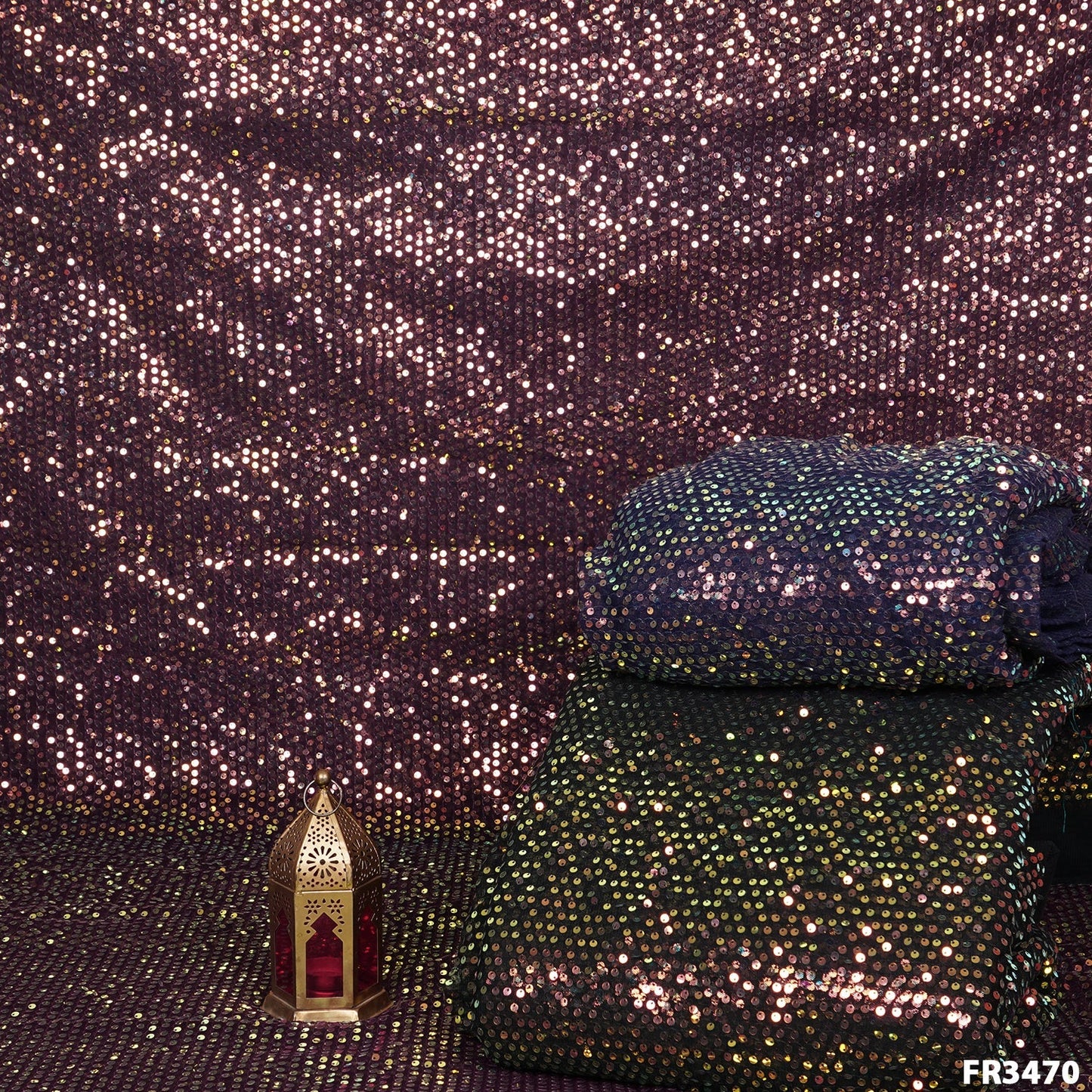 Sequins Net Fabric-FR3474