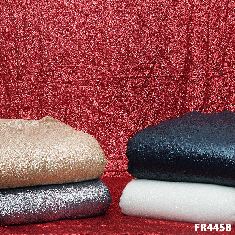 Sequins Georgette Fabric-FR4458