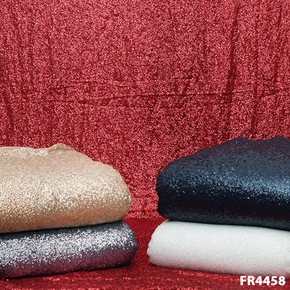 Sequins Georgette Fabric-FR4458