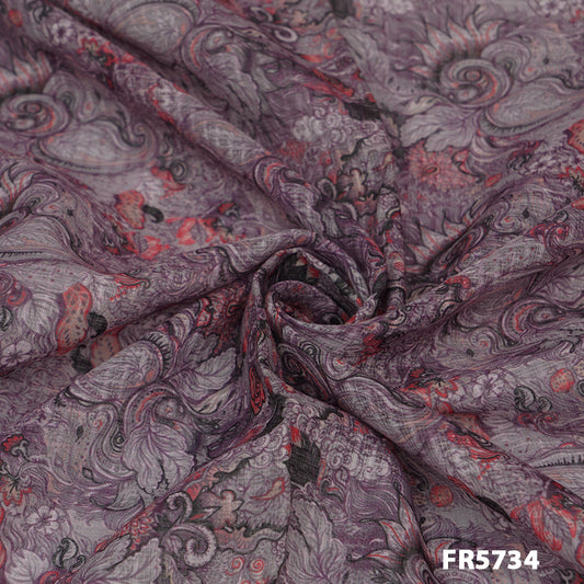 Printed Kota Cotton Fabric-FR5734