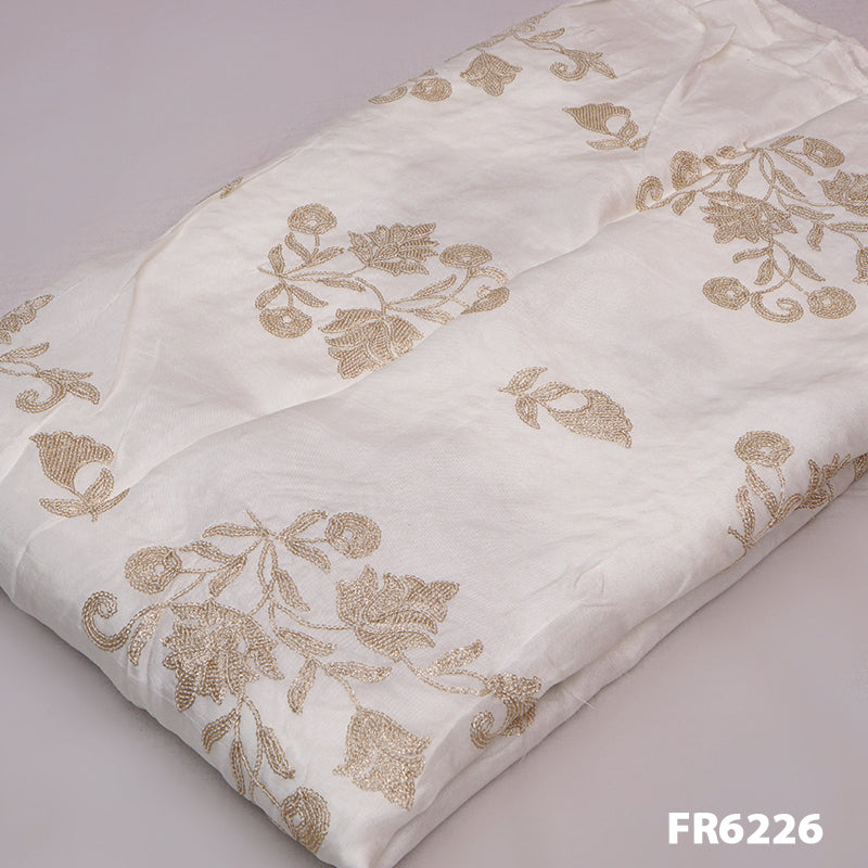 Embroidered Sequins Uppada Silk FAbric - FR6226