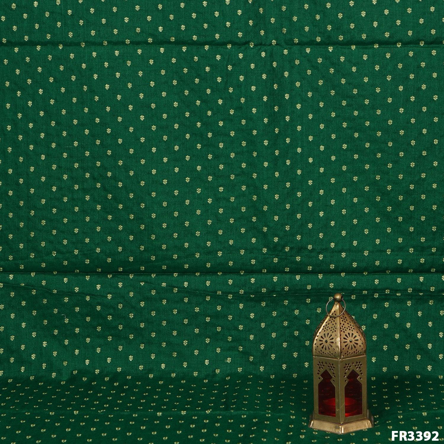 Embroidered  Pure Tussar Silk - Fabricroot