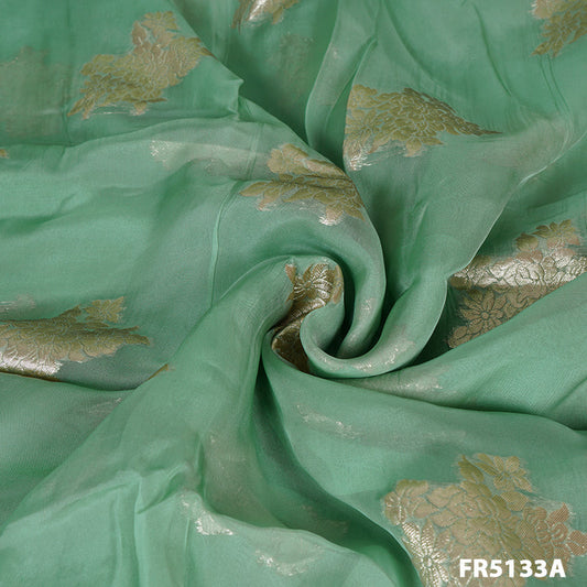 Zari Organza Fabric-FR5133