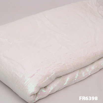Dyeable Sequins Georgette Fabric-FR6398