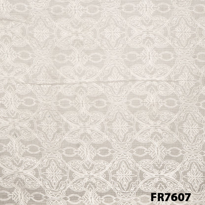 Embroidered Kota Cotton Fabric-FR7607