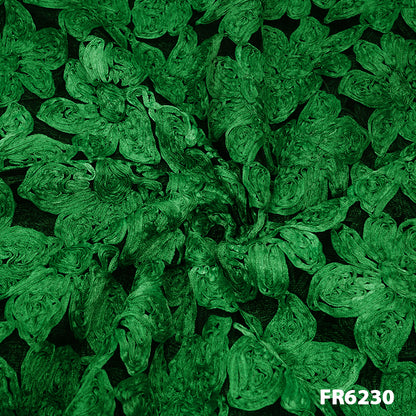 Embroidered Ribbon Net Fabric-FR6230