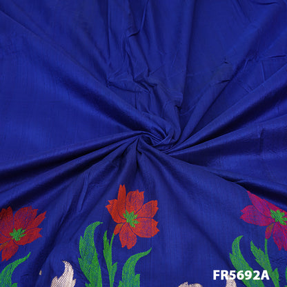 Embroidered Banarasi Silk Fabric-FR5692