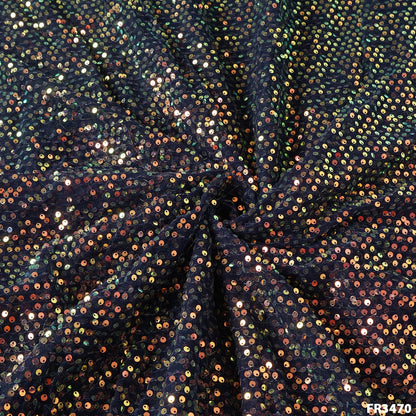 Sequins Net Fabric-FR3474
