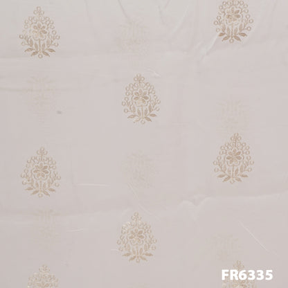 Embroidered Sequins Organza Fabric - FR6335