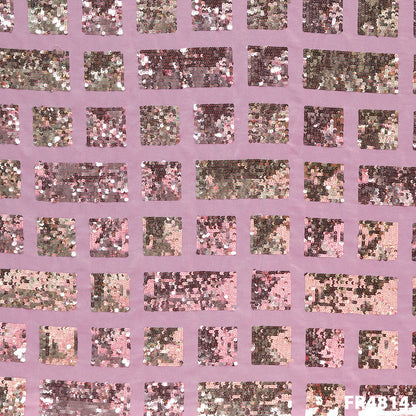 Sequins Georgette Fabric-FR4814