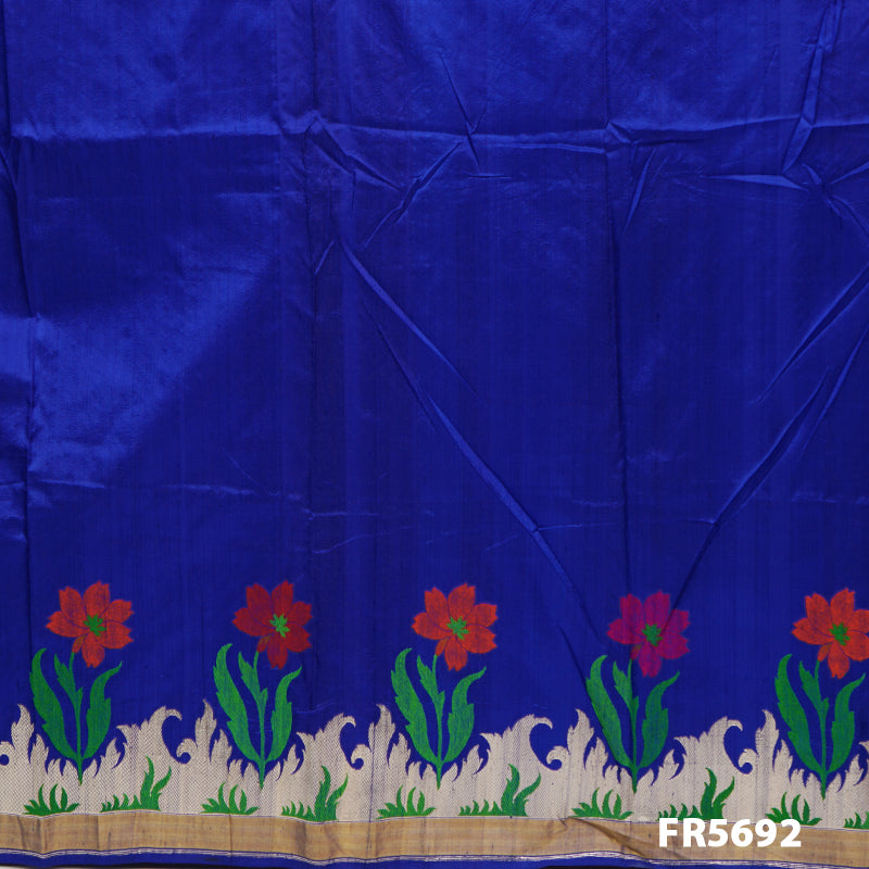 Embroidered Banarasi Silk Fabric-FR5692