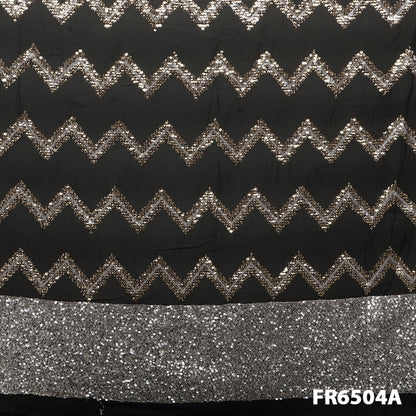 Sequins Georgette Fabric-FR6504