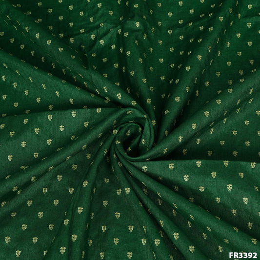 Embroidered  Pure Tussar Silk - Fabricroot