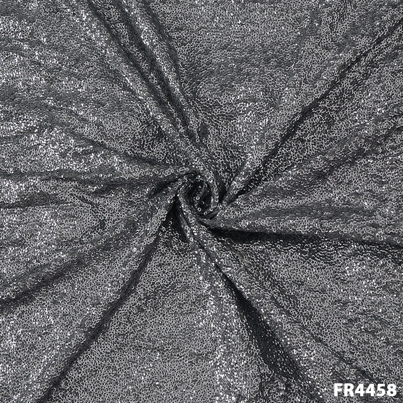 Sequins Georgette Fabric-FR4458