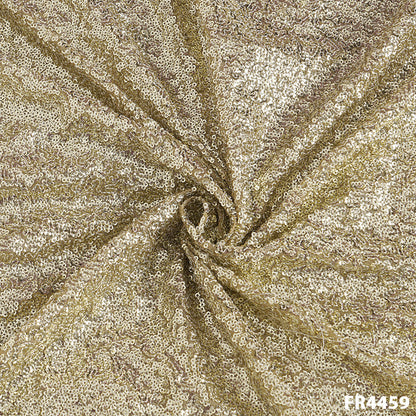 Sequins Georgette Fabric-FR4458